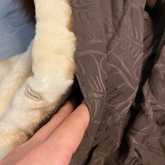 Tuleh trimmed chinchilla ana fox collar cropped jacket, XS - Picture 9 of 15